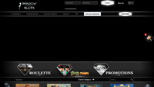 ShadowSlots Casino app Screenshot ShadowSlots Casino app Screenshot