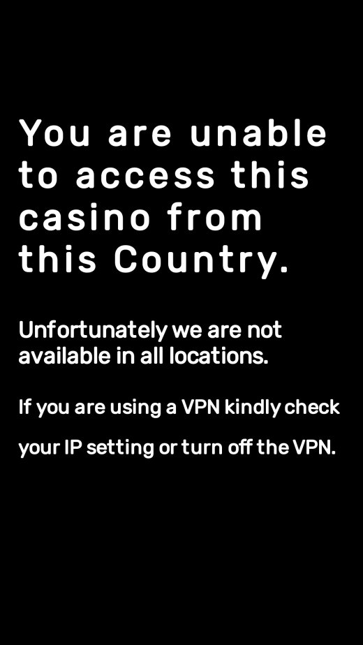 Spin Casino app Screenshot