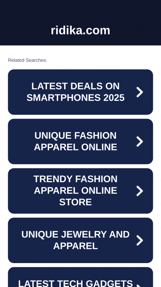 Ridika app Screenshot