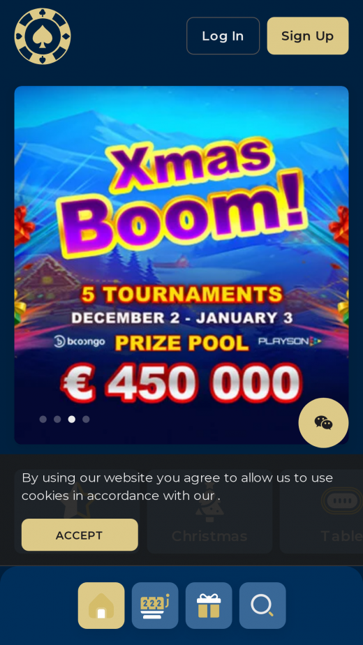 Club Lounge Casino app Screenshot