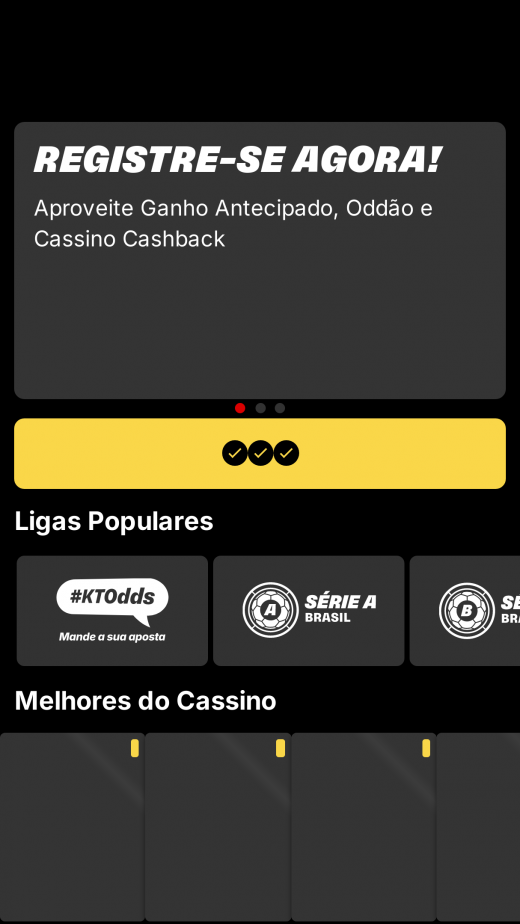 KTO app Screenshot