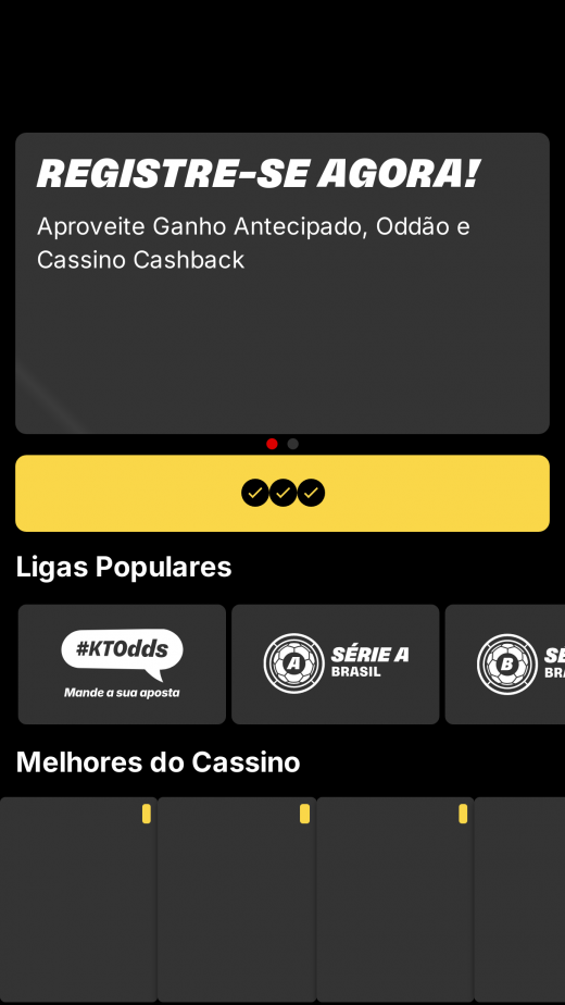 KTO app Screenshot