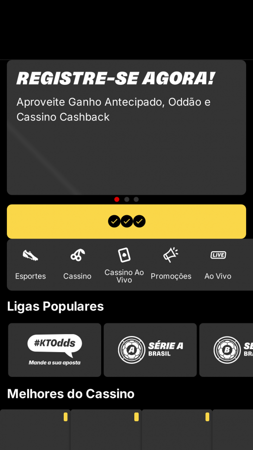 KTO app Screenshot KTO app Screenshot