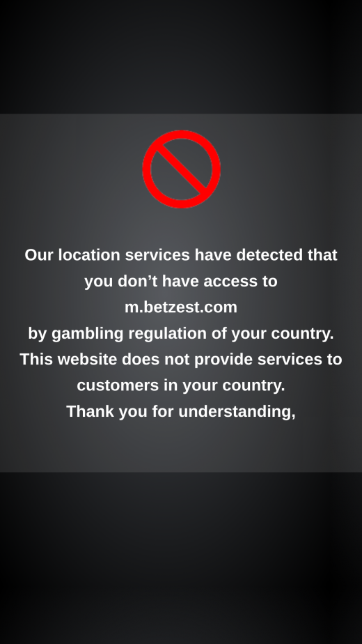 Betzest Casino app Screenshot