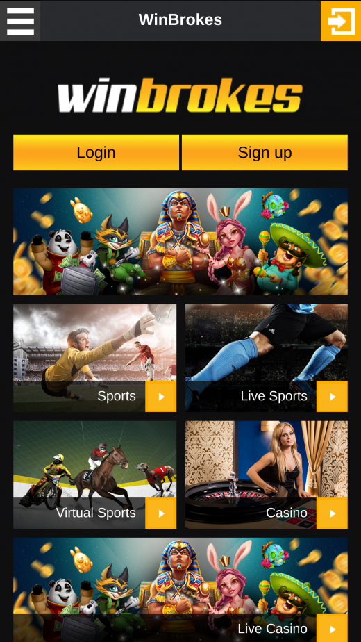 winbrokes app Screenshot