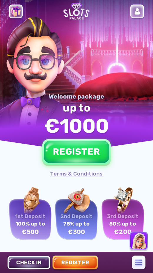 SlotsPalace app Screenshot