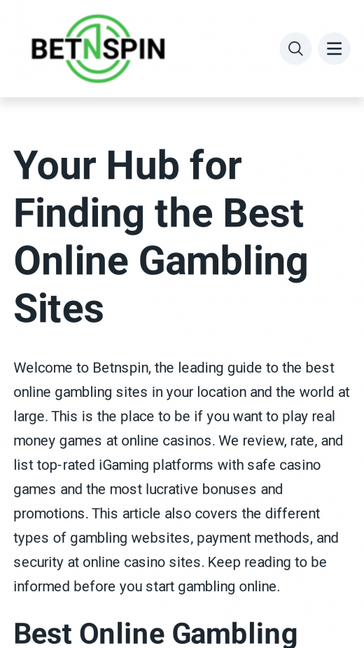 BetNSpin app Screenshot