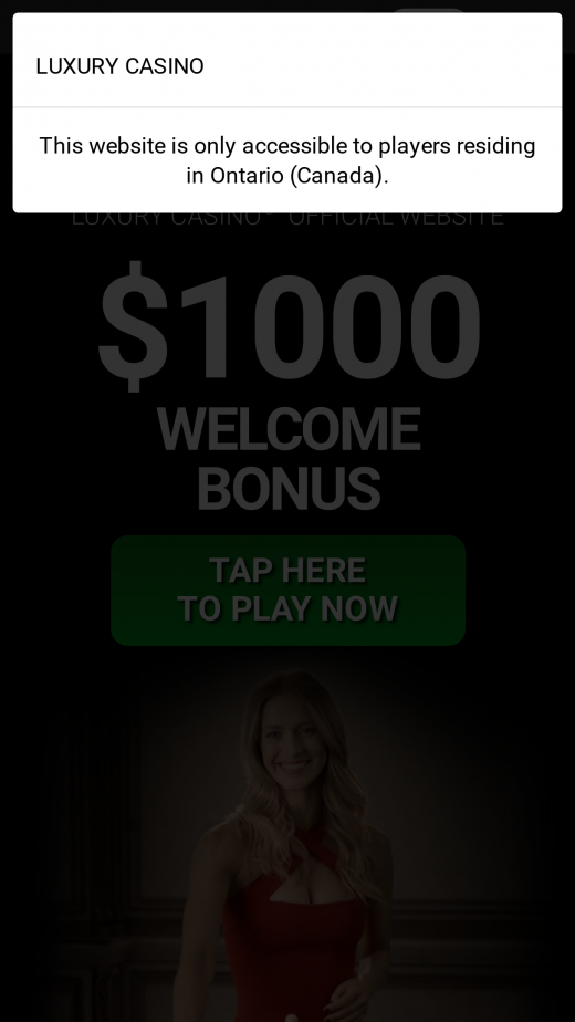 Luxury Casino app Screenshot
