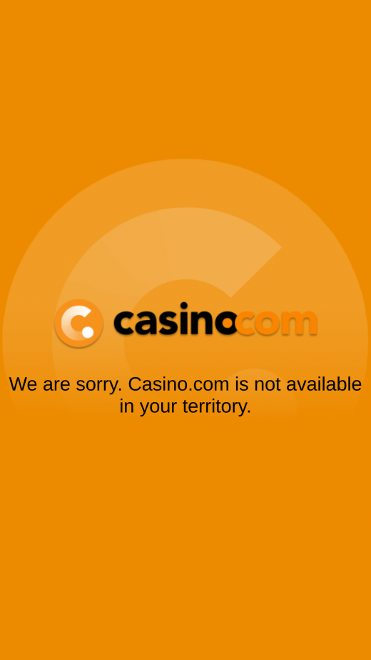 Casino.com app Screenshot