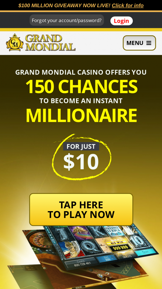 Grand Mondial app Screenshot