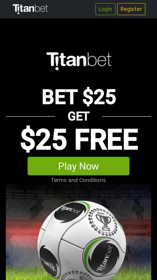 Titanbet Casino app Screenshot