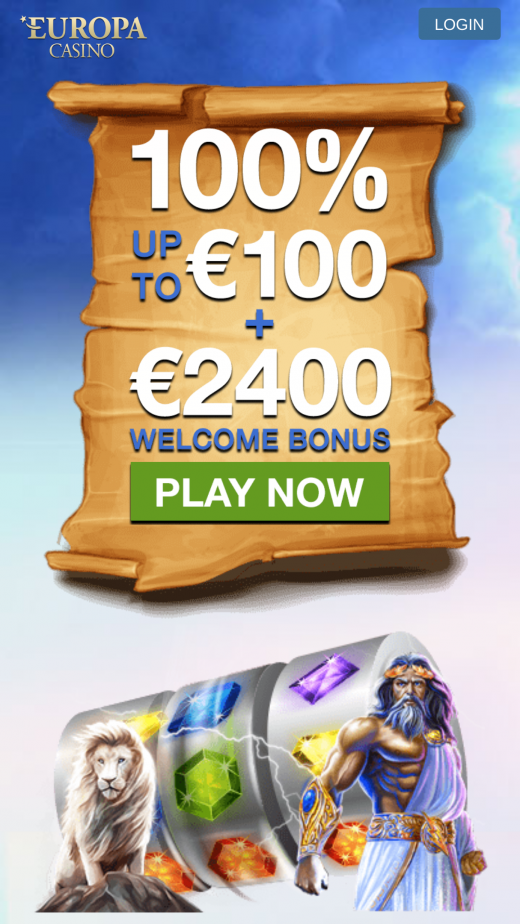 Europa Casino app Screenshot