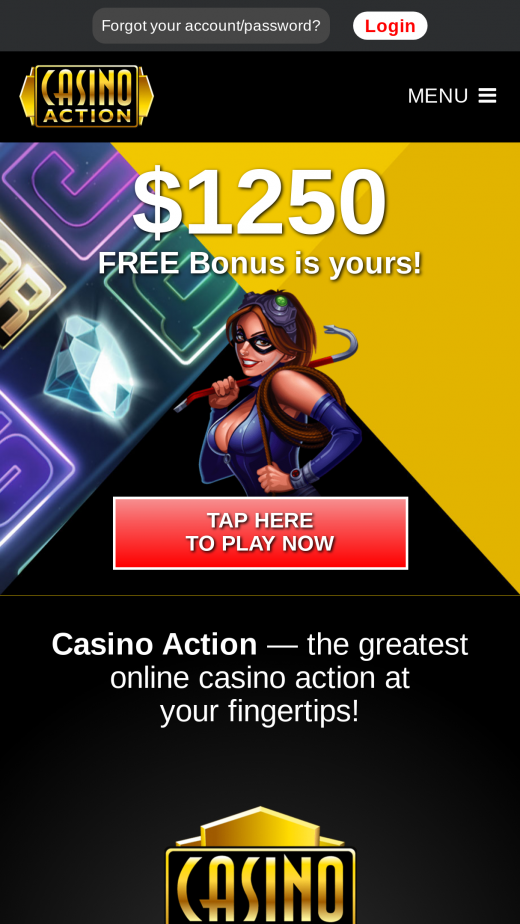 Casino Action app Screenshot