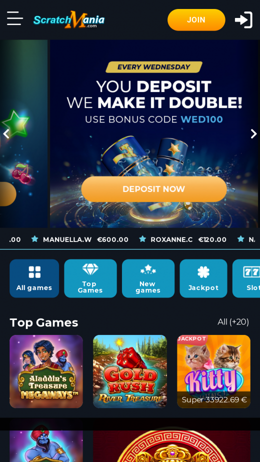 ScratchMania app Screenshot