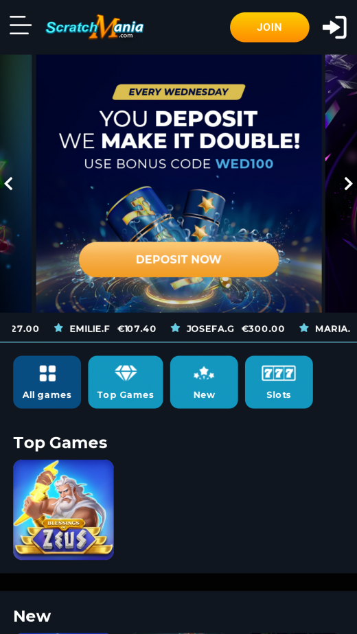 ScratchMania app Screenshot