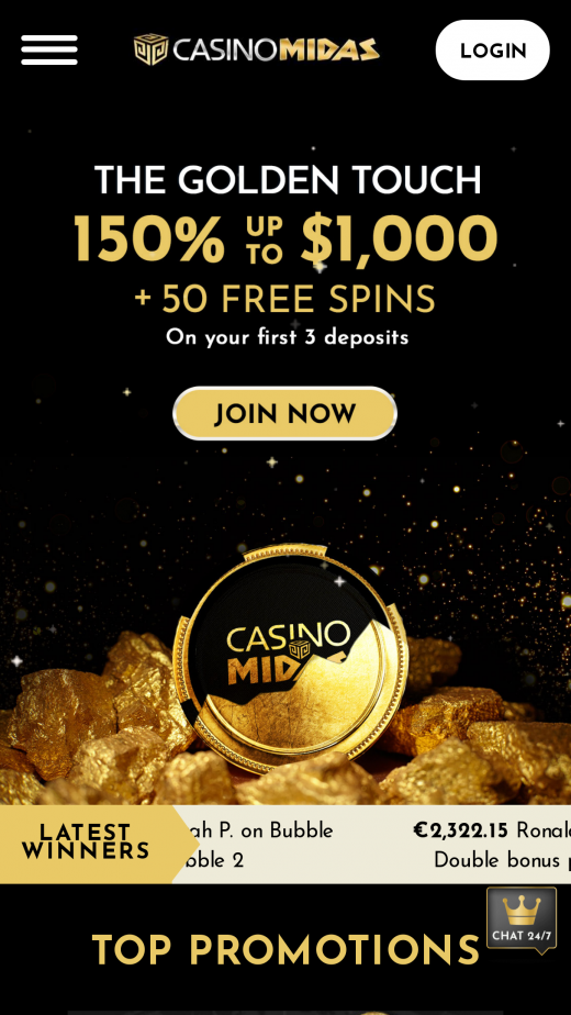 CasinoMidas app Screenshot