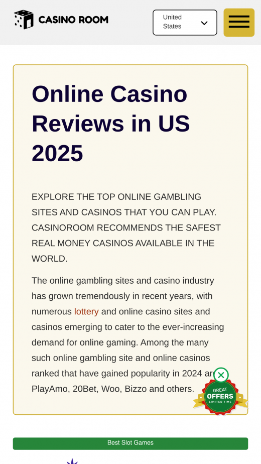 Casino Room app Screenshot