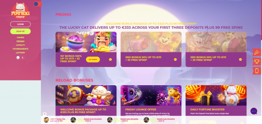 Maneki Casino app Screenshot